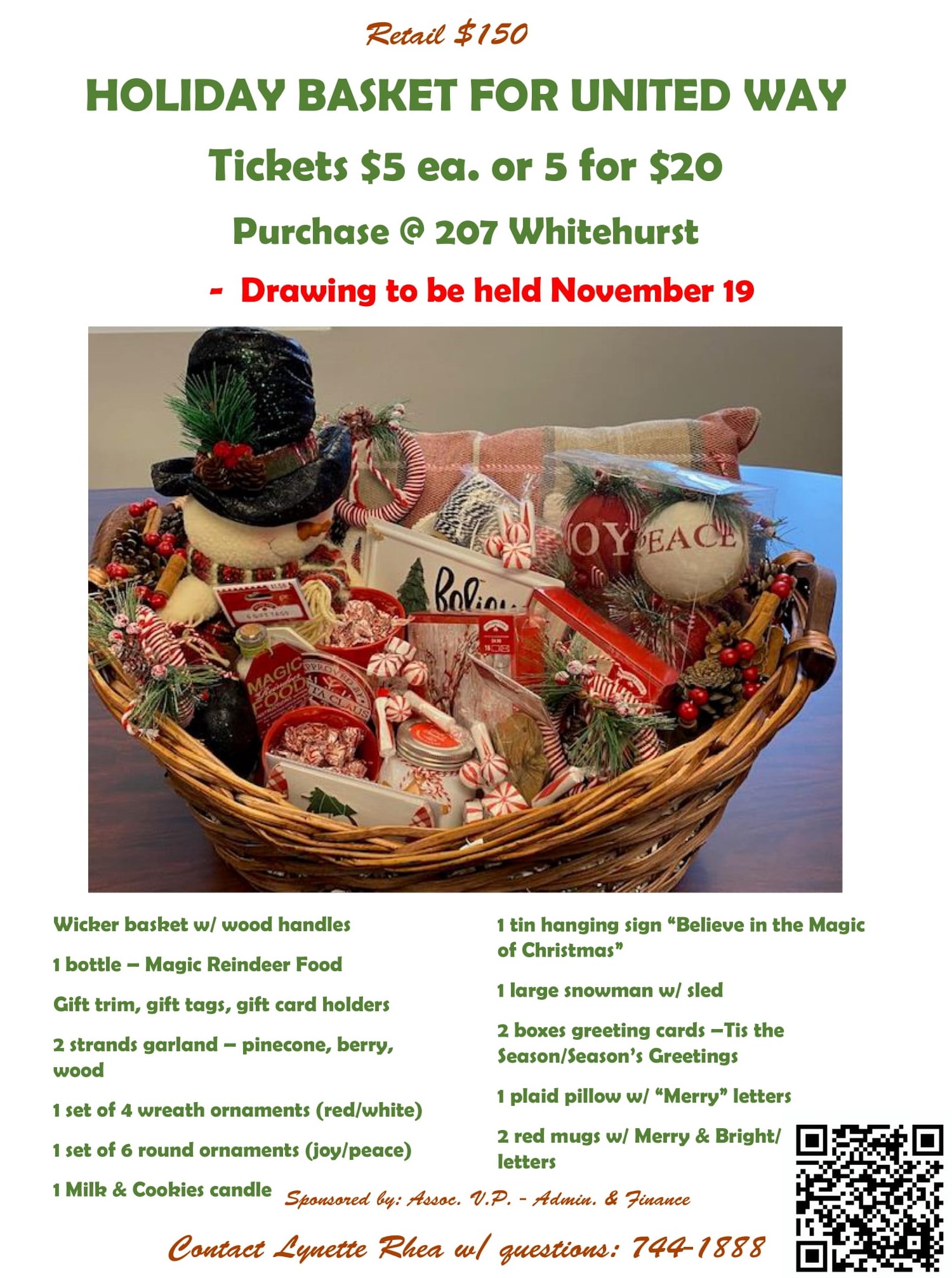 Holiday Basket for United Way