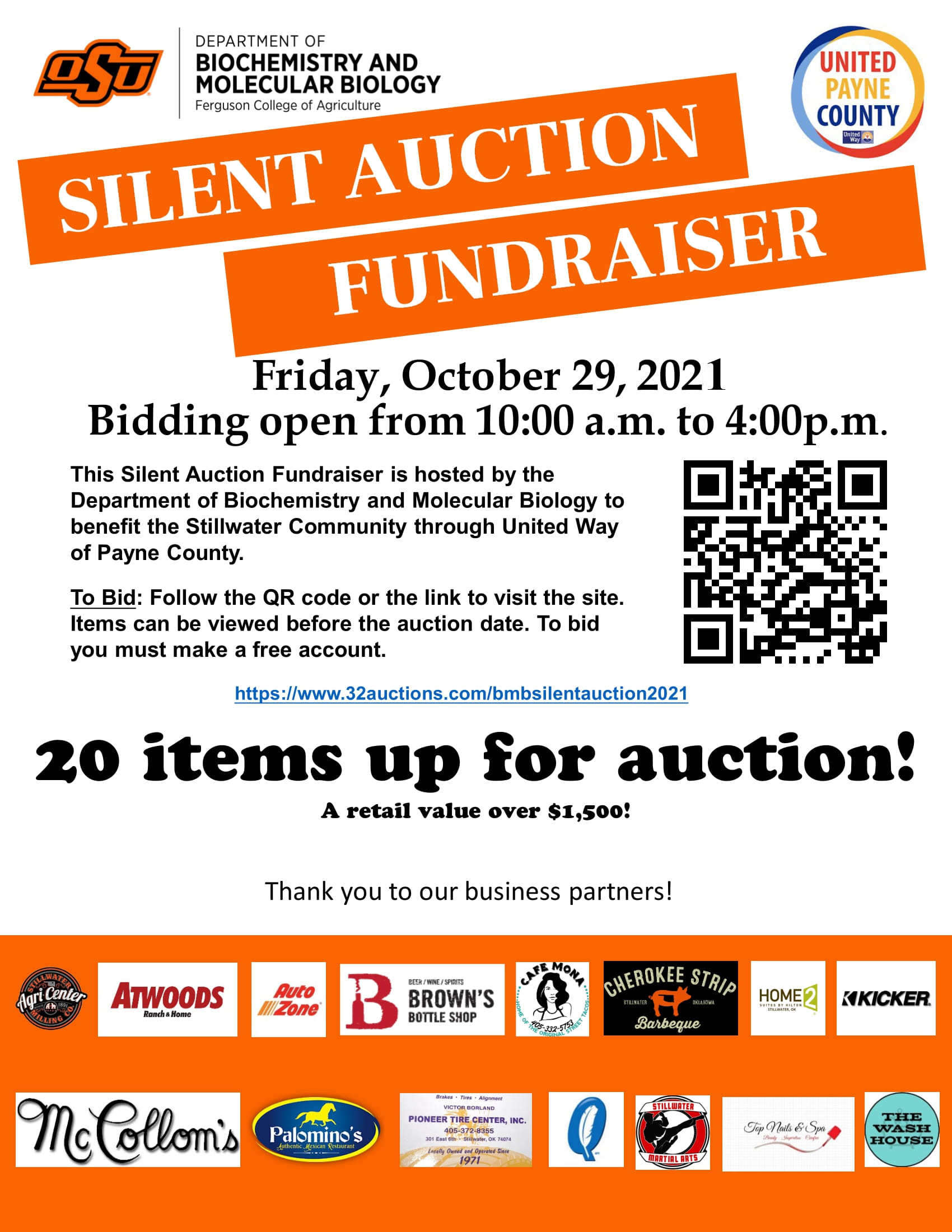 Biochem Silent Auction