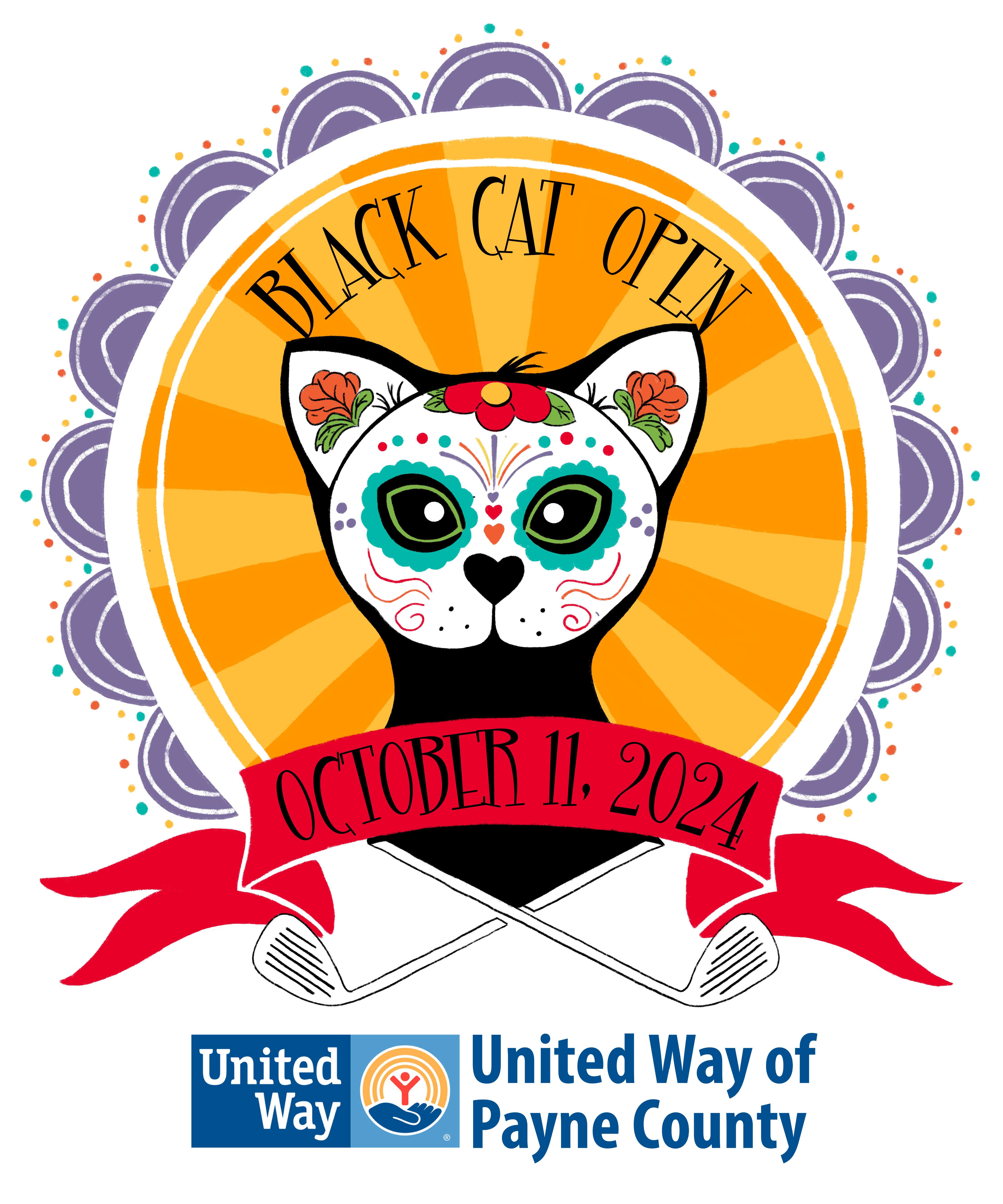 black cat graphic