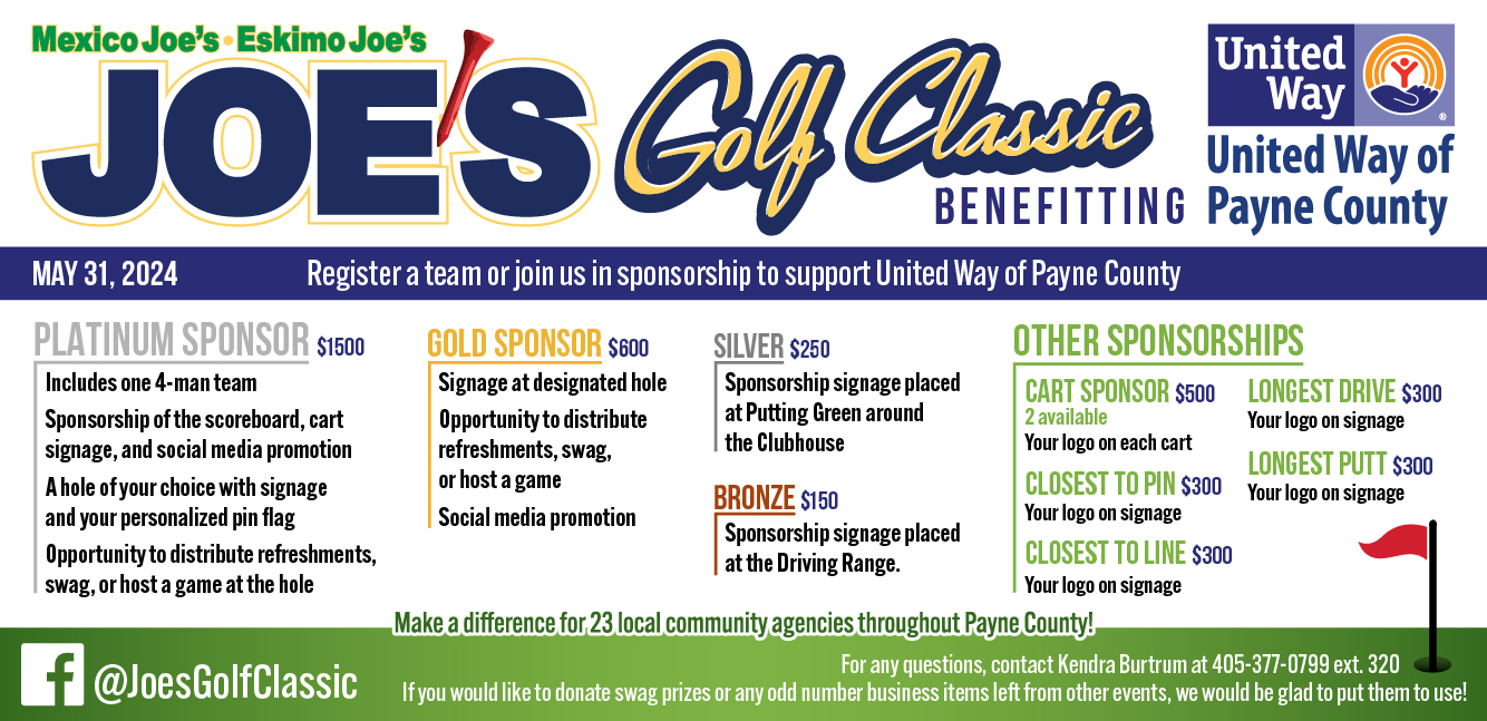 Joe's Golf Sponsor Banner