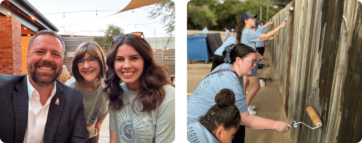 Volunteers at the 2025 Day of Caring Event